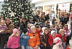 Weihnachtstheater im Einkaufszentrum
